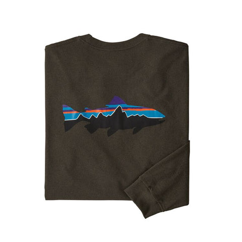 Patagonia M's Long-Sleeved Fitz Roy Trout Responsibili-Tee ...