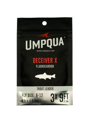 Umpqua Deceiver X Fluorocarbon Trout Leader 1 Pk