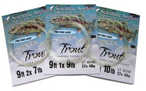 Scientific Anglers Trout Freshwater Tapered Leader