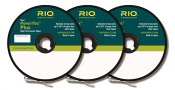 Rio Powerflex plus tippet 3-pack