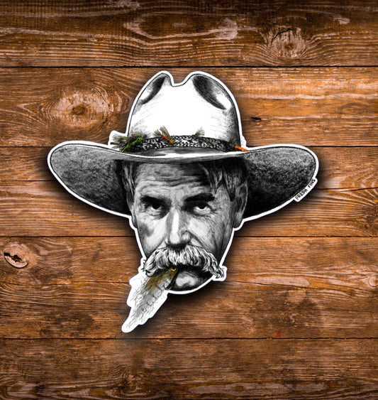 Sam on the fly sticker