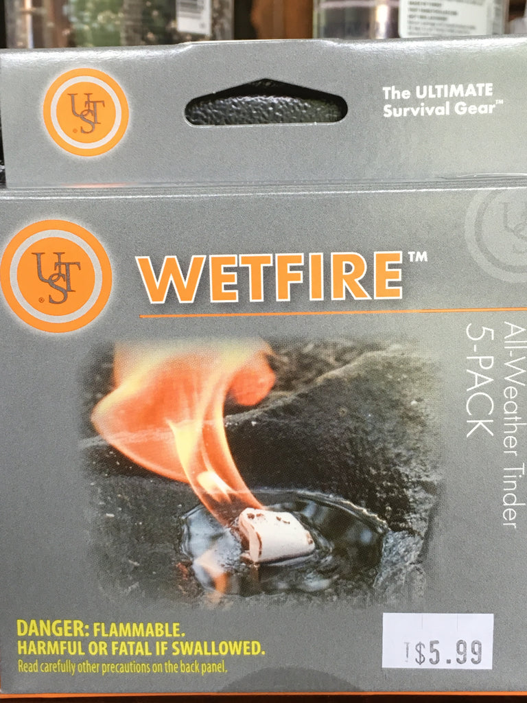 Wetfire all weather tinder