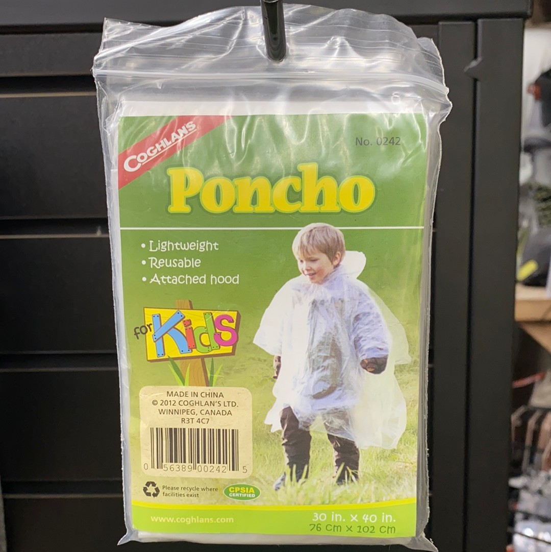 Children’s emergency poncho