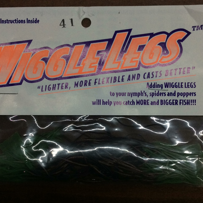 Wiggle legs Flytying material