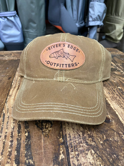 REO wax cotton patch hat
