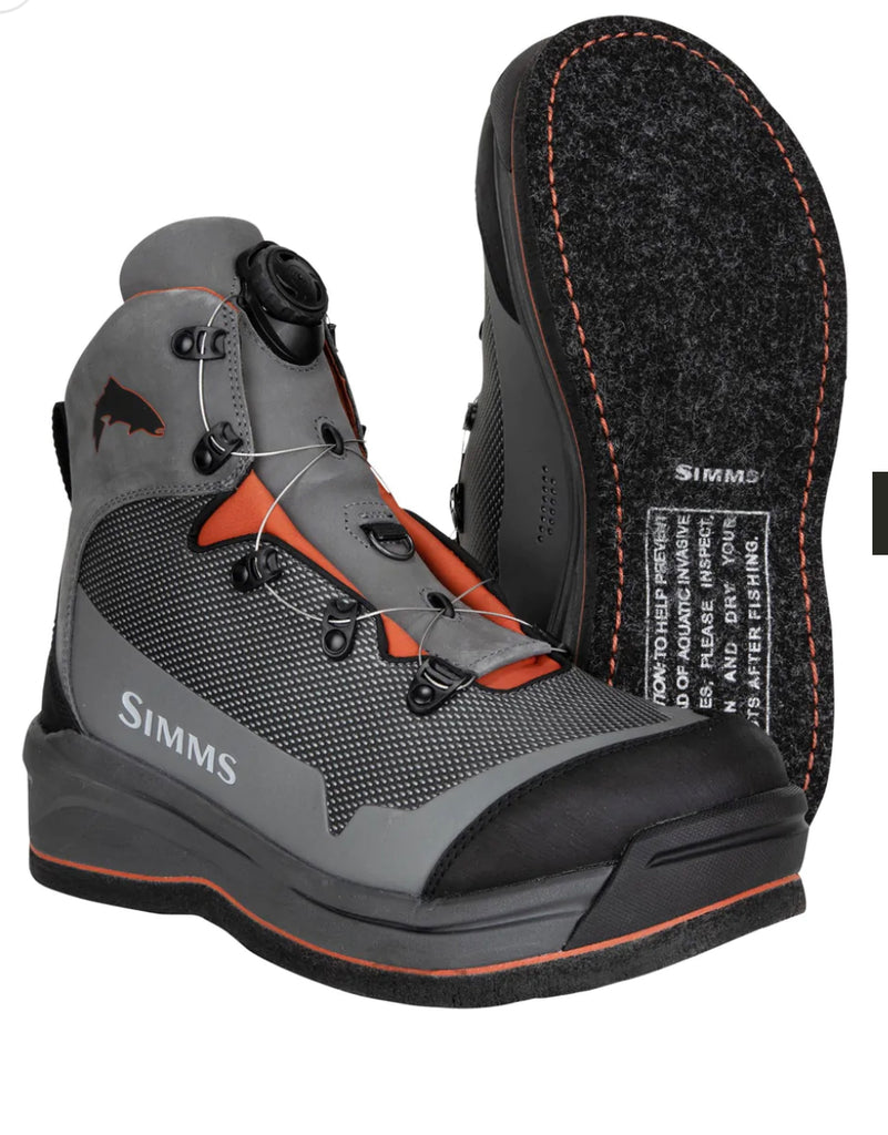 Simms Mens Guide BOA Wading Boot - Felt