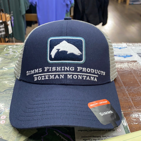 Simms small fit trout Trucker hat