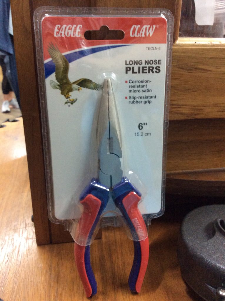 Eagle claw 6 inch long Nose Pliers