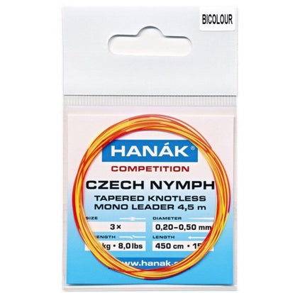 Hanak Czech Nymph tapered knotless leader