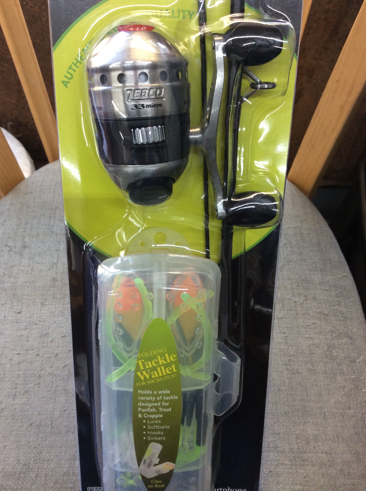 Zebco new micro 33 with tackle box