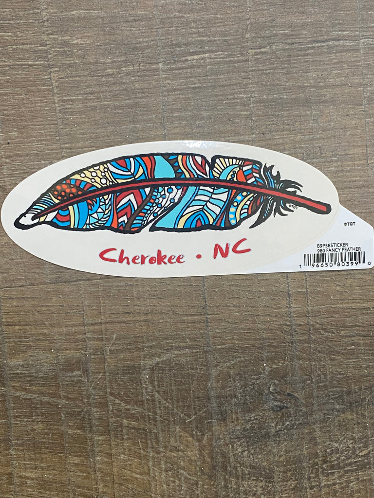 Feather sticker
