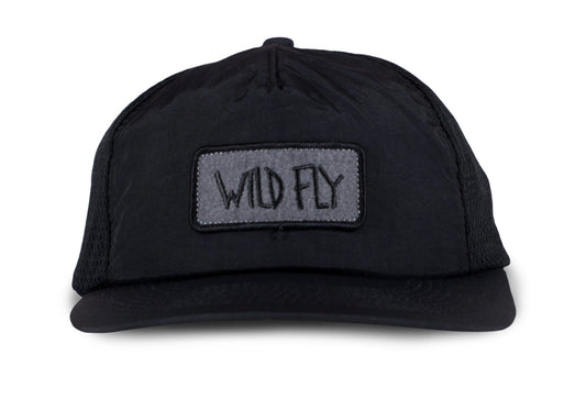 Fly Patch Performance Hat- black