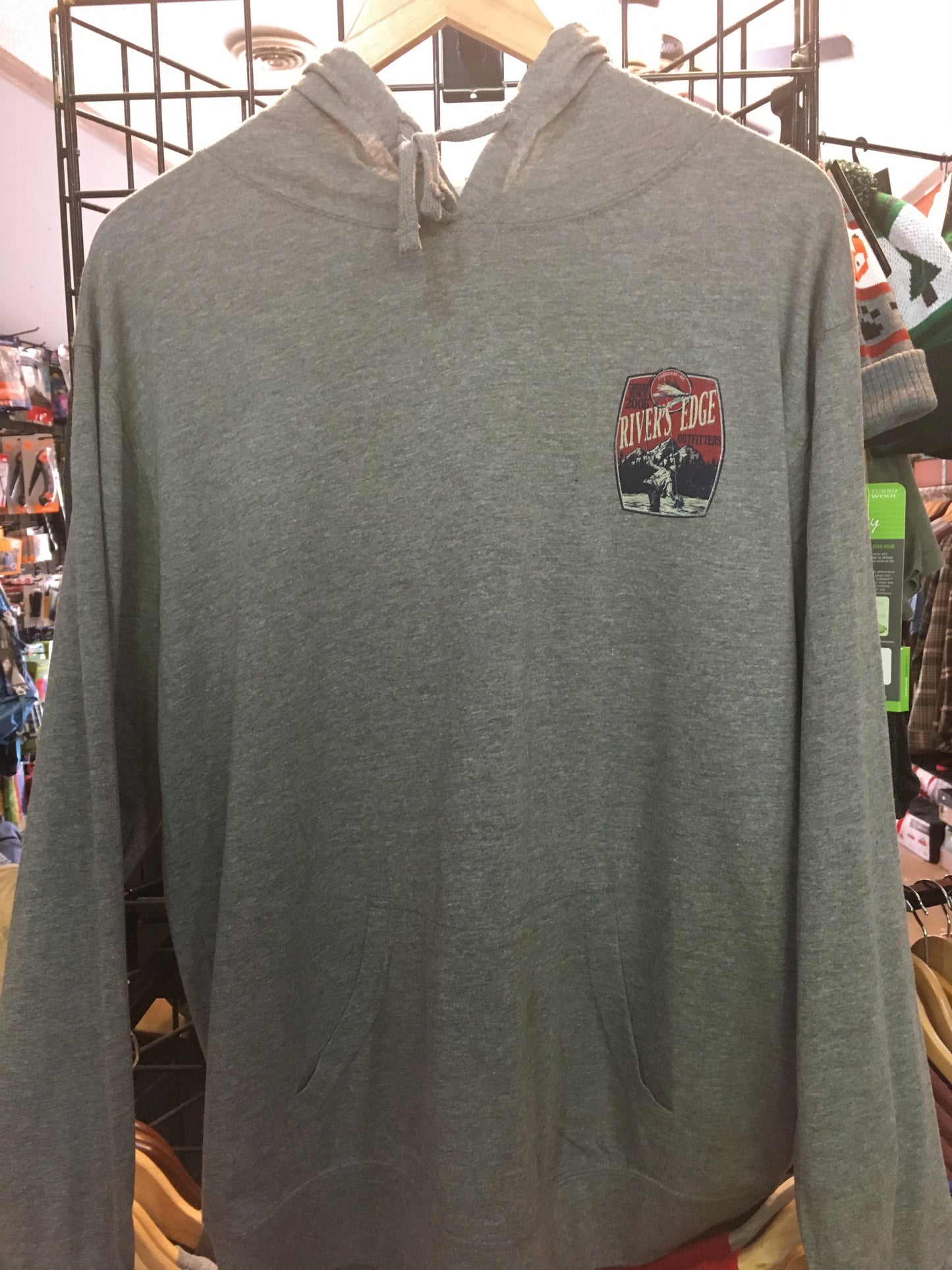 REO hooded jersey pullover