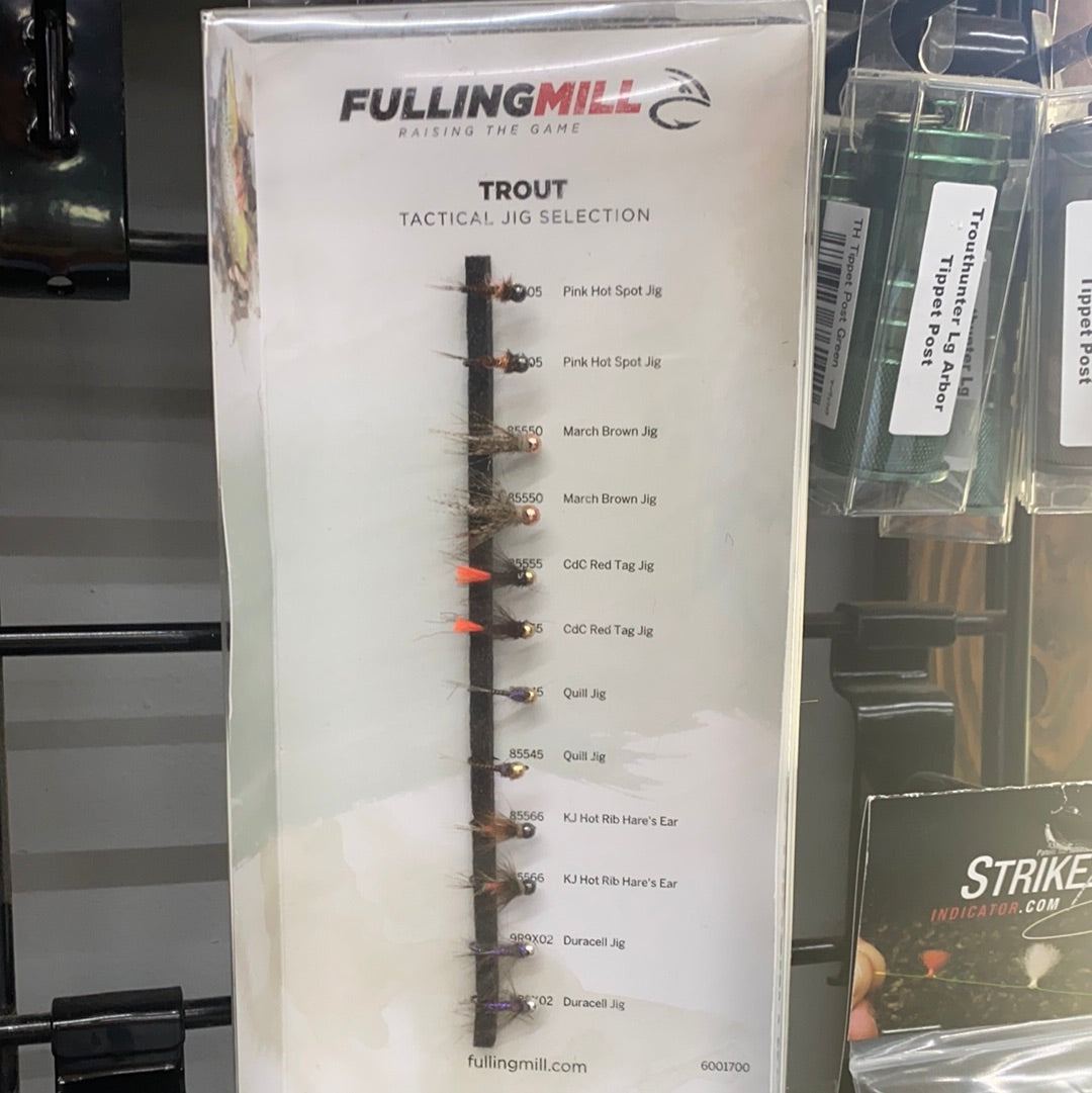 Trout tactical jig selection