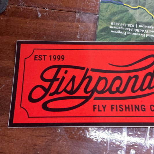 Fishpond heritage sticker