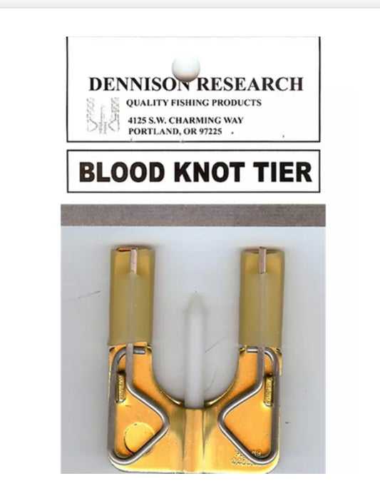 Dennison research blood knot tier