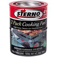 Sterno 2 pack Canned heat