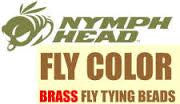 Nymph Head Brass Beads